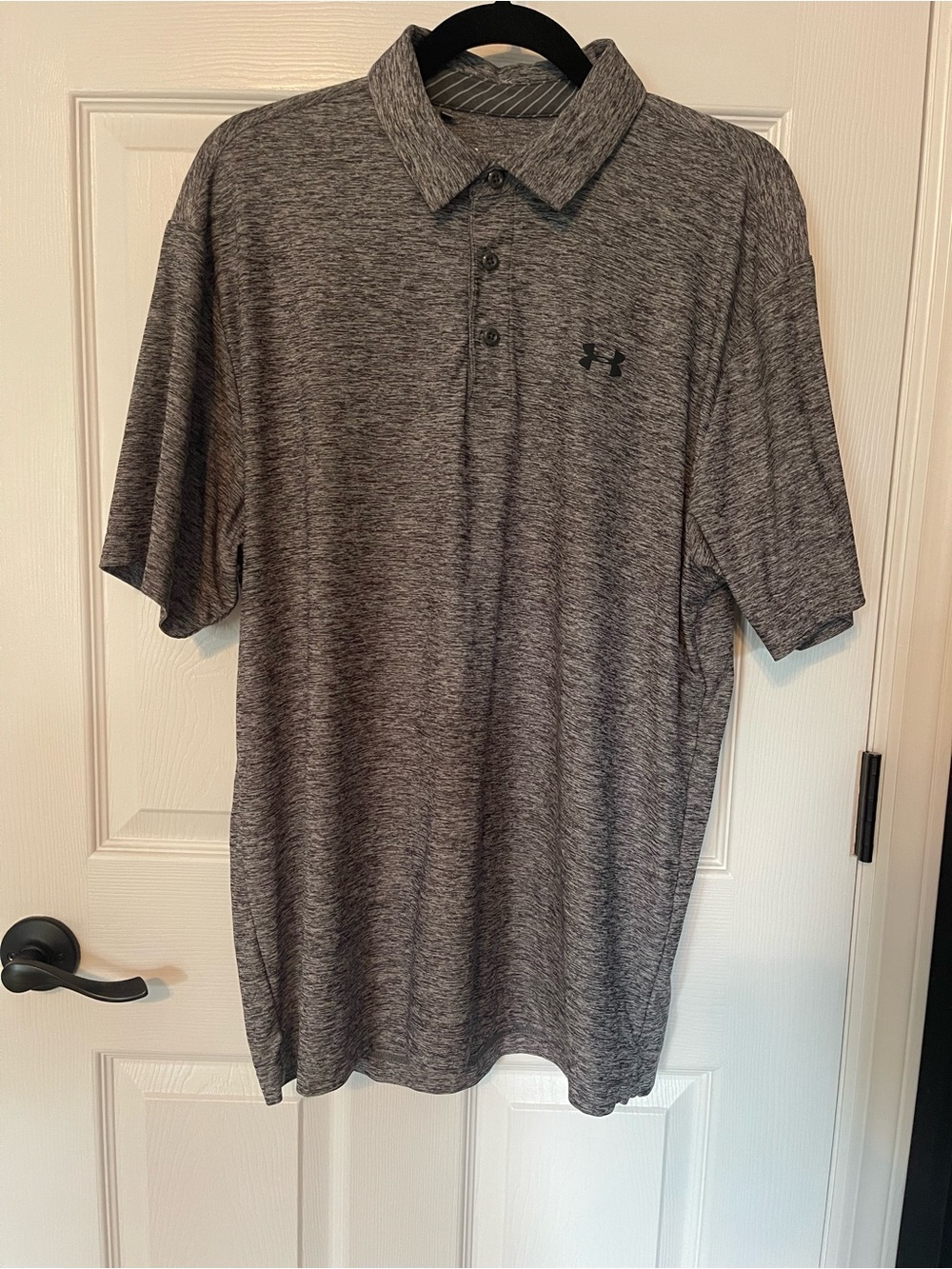 Under Armour Gray Heather Performance Polo